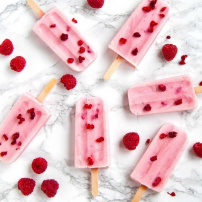 Raspberry & Yogurt Ice Blocks