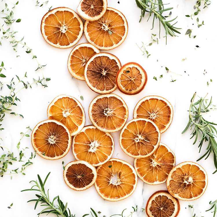Sweet Dehydrated Oranges