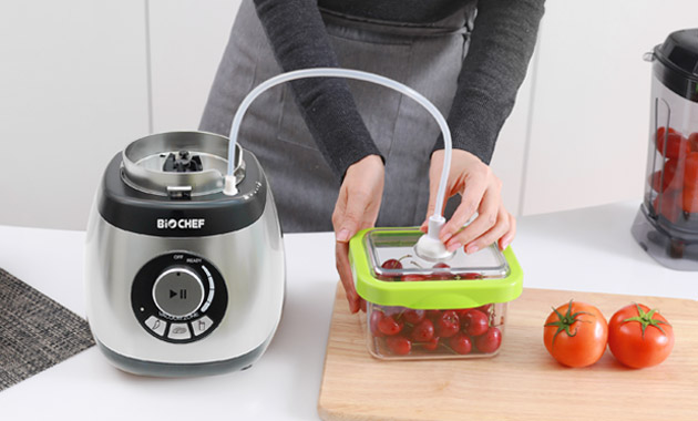 BioChef AirFree Vacuum Blender with Storage Container Accessory